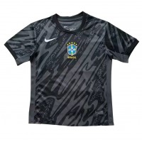 Maglia Calcio Brasile Portiere Seconda Divisa Copa America 2024 Manica Corta